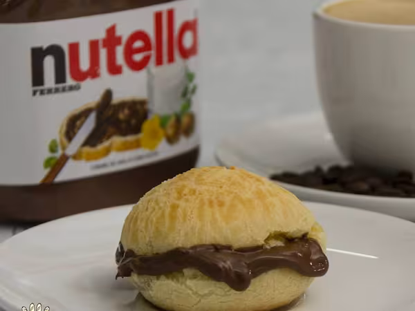 Pão de Queijo com Nutella